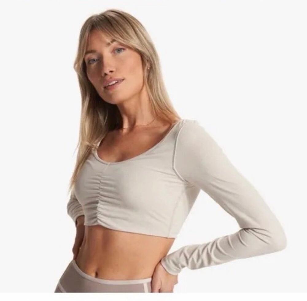 Vuori Long Sleeve Ruched Top.